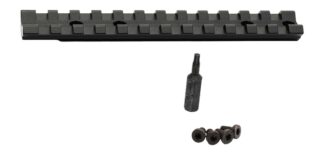 Savage Arms 56442 Scope Rail Revel Black Aluminum 8.40" Long