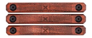 Woox SH.MLK004.S3 M-LOK Rail Covers 3 Slot American Walnut 4.88" Long