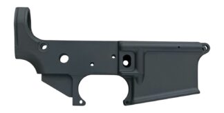 White Label Armory WLA-LOW-1031-01 Forged Lower Receiver  Multi Black Hardcoat Anodize AR-15