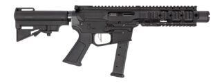 Dpms Panther Arms DP51655231780 Kitty Kat G9 9mm Luger 27+1 4" Black Nitride Heavy Threaded Barrel, Black Hardcoat Anodize Aluminum Receiver w/Picatinny Rail, M-LOK Handguard, Black Polymer DPMS CAR B
