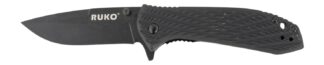 RUKO RUK0179BBK   440C 3-1/4"BLK HANDLE FOLDING