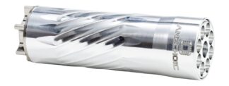 Anechoic PSQ-RA Pipsqueak 22 22LR/22WMR/17HMR 1.10" Raw Aluminum/Titanium 1/2"x28