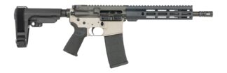 Shark Coast Tactical SCC07213MAX-P Maxim 5.56 NATO 30+1 10.50" Black Nitride Threaded Barrel, Aluminum Receiver w/Picatinny Rail, M-LOK Handguard, Polymer SB Tactical SBA3 Brace, Polymer Grip
