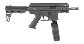 Mauser Rimfire 415.00.60_1 TacOps Pk 22 LR 110+1 5" Black Anodized Steel Barrel, Picatinny Rail Receiver, Black Aluminum Frame w/Picatinny Rail