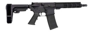 Andro Corp Industries 556103HB ACI-15 Halo 5.56 NATO 30+1 10.30" Black Nitride Threaded Barrel, Black Anodized Aluminum Receiver w/Picatinny Rail, M-LOK Handguard, Black Polymer SBA3 Pistol Brace, A2