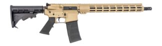Andro Corp Industries 55616BBFDE ACI-15 Bravo 5.56 NATO 30+1 16" Black Nitride Threaded Barrel, Flat Dark Earth Aluminum Receiver w/Picatinny Rail, M-LOK Handguard, M4 Black Polymer Stock, A2 Grip, Am
