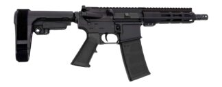 Andro Corp Industries 3008CB ACI-15 CQB 300 Blackout 30+1 8" Black Nitride Threaded Barrel, Black Anodized Aluminum Receiver w/Picatinny Rail, M-LOK Handguard, Black Polymer SBA3 Pistol Brace, A2 Grip