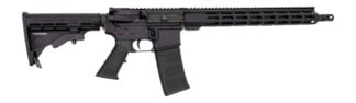 Andro Corp Industries 30016BB ACI-15 Bravo 300 Blackout 30+1 16" Black Nitride Threaded Barrel, Black Anodized Aluminum Receiver w/Picatinny Rail, M-LOK Handguard, M4 Black Polymer Stock, Black A2 Gri