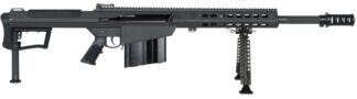 Barrett 20183 M107A1 50 BMG 10+1 20" Fluted Barrel, Picatinny Rail Receiver, M-LOK Handguard, QD BiPod Forend, Black Polymer Grip