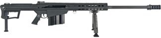 Barrett 20184 M107A1 50 BMG 10+1 29" Fluted Barrel, Picatinny Rail Receiver, M-LOK Handguard, QD BiPod Forend, Black Polymer Grip