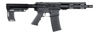 Andro Corp Industries 5568CBMPS ACI-15 CQB 5.56 NATO 30+1 8" Black Nitride Threaded Barrel, Black Anodized Aluminum Receiver w/Picatinny Rail, M-LOK Handguard, Black Polymer SBA3 Pistol Brace, A2 Grip