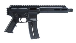Mountain Bill Gun Lab MBGL-GOAT15-ATOM-1-HC Goat-15 Atom 22 LR 10+1 7.80" Black Oxide Threaded Barrel, Black Polymer Receiver w/Picatinny Rail, M-LOK Handguard, Black Polymer Grip