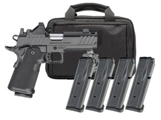 SPRINGFIELD ARMORY 1911 DS PRODIGY AOS COMP 9MM 4.25IN BARREL 20RD BLACK U-NOTCH W/TRITIUM 4MAGS PH9117AOS-COMP-PAC