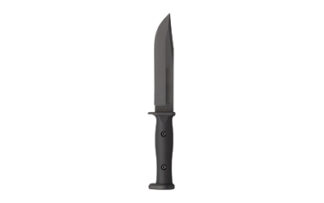 KBAR SLABBY FIXED 6.86" BLK W/SHEATH