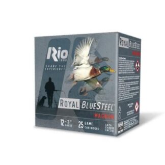 Rio Royal BlueSteel Magnum High Velocity Shotshells 12ga 3" 1 1/5oz #3 25/ct