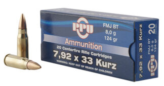 7.92 Kurz FMJ 124gr