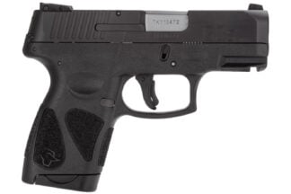 Taurus 1G2S931 G2S  Compact Frame 9mm Luger 7+1 3.26" Matte Stainless Steel Barrel, Matte Black Serrated Alloy Steel Slide, Black Polymer Frame w/Picatinny Rail & Polymer Grip, Right Hand