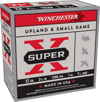 Winchester Ammo XU127 Super X Game Load 12Gauge 2.75" 1oz 7.5Shot 25 Per Box/10 Case