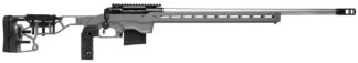 Savage Arms 57562 110 Elite Precision 338 Lapua Mag 5+1 30" Matte Stainless, Matte Black Rec, Gray Cerakote Adjustable MDT ACC Aluminum Chassis Stock (MB Not Included)