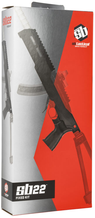SB Tactical 22TD-01-SB Chassis Fixed Black for Ruger 10/22 & Ruger 22 Charger Right Hand