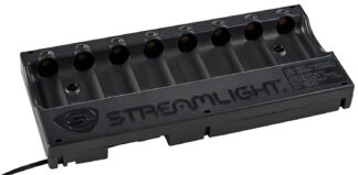 Streamlight 20234 8-Unit Bank Charger Black SL-59/CR123A Battery 100V/120V/AC