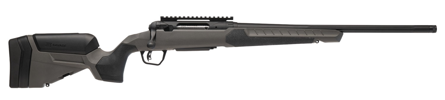 Savage Arms 32529 110 Core Hunter 7mm-08 Rem 4+1 20" Fluted Barrel, Flat Dark Gray AccuStock w/AccuFit V2 Synthetic Stock, Right Hand
