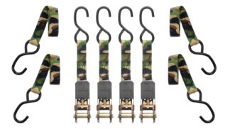 MUDDY MUD-SDRS8-4PK 1"X8' STD DUTY RATCHET STRAP