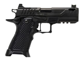 Oa Defense  2311 Pro Elite Compact Frame 9mm Luger 21+1 4.25" DLC Black Steel Optic Ready/Serrated Slide, Black Aluminum Frame w/Picatinny Rail, Black Aluminum Grip, Ambidextrous