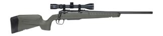 Savage Arms 33170 Axis 2 XP w/Optic 30-06 Springfield 4+1 20" Matte Black Carbon Steel Threaded Barrel, Drilled & Tapped Receiver, OD Green Synthetic Fixed w/Pistol Grip Stock, 3-9x40mm Duplex Scope,