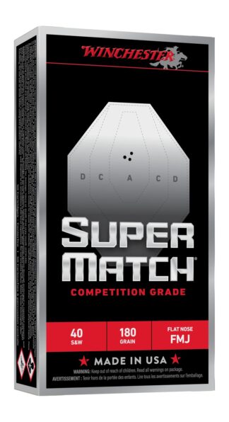 WIN SM40FN180  40SW 180GR FMJ-FN          50/10