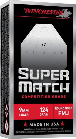 WIN SM9RN124   9MM 124GR FMJ-RN           50/10