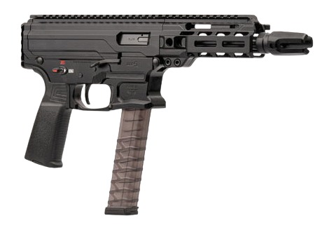 Panzer Arms PAARP9PCCB ARP9 9mm Luger 33+1 6.50" Black Barrel, Black Aluminum Receiver w/Picatinny Rail, Rear Picatinny Rail, Black Polymer Grip, Ambidextrous