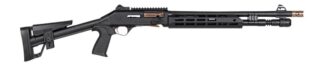 Panzer Arms PAM4CSBBTMFSS M4 Speed Pro 12 Gauge Semi-Auto 3" 5+1 18.50" Black Ported Barrel, Black Aluminum Receiver w/Picatinny Rail, M-LOK Handguard, Skeleton Stock, Black Polymer Grip