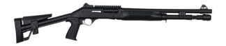 Panzer Arms PAM4TSSBSS M4 Semi-Auto 3" 5+1 18.50" Black Barrel, Black Aluminum Receiver w/Picatinny Rail, Black Skeleton Synthetic Stock & Grip