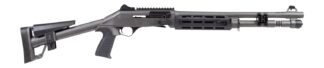 Panzer Arms PAM4CSDGMFSS M4 Speed Pro 12 Gauge Semi-Auto 3" 5+1 18.50" Black Ported Barrel, Black Aluminum Receiver w/Picatinny Rail, M-LOK Handguards, Black Skeleton w/Pistol Grip, Ambidextrous