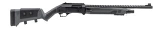 Panzer Arms PAFS1PROFSGRA FS1 Pro 12 Gauge Semi-Auto 3" 4+1 20" Black Shrouded Barrel, Gray Cerakote Receiver w/Picatinny Rail, M-LOK Handguards, Black Adj Cheekrest Synthetic Stock, Picatinny Rail Fo
