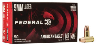 AmerEagle 9mm 147gr Metal Jacket FP 50rd