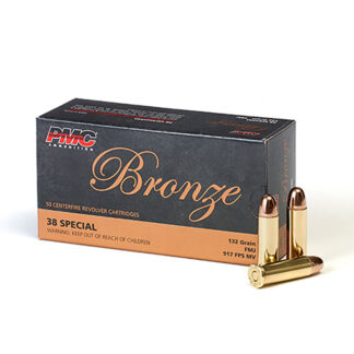 Bronze 38 Spl 132Gr FMJ 50bx