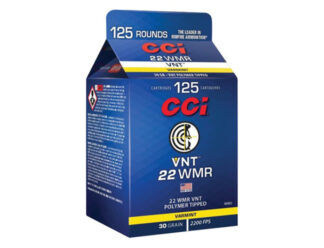 Rimfire 22WMR 30gr VNT Pour pack 125rd