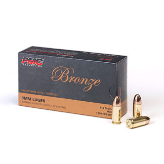Bronze 9mm 115Gr FMJ 50bx