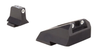 Trijicon 600900 Suppressor/Optic Height Sights  Green/Tritium White Outline Front Sight-Green/Tritium White Outline Rear Sight Smith & Wesson M&P/M&P M2.0
