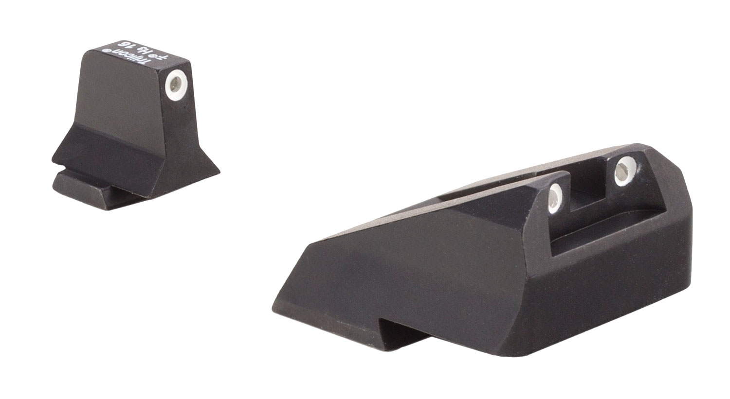 Trijicon 600900 Suppressor/Optic Height Sights Green/Tritium White Outline Front Sight-Green/Tritium White Outline Rear Sight Smith & Wesson M&P/M&P M2.0