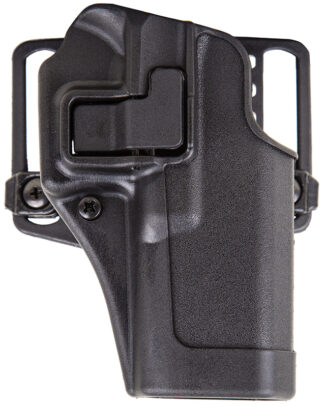Blackhawk 410507BKR Serpa CQC OWB Size 07 Matte Black Polymer Belt Loop/Paddle Fits Springfield XD/XD--M/Mod.2 3.80-4" Barrel Right Hand