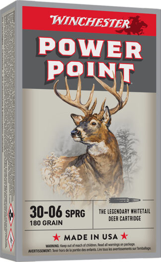 Winchester Ammo X30064 Power-Point 30-06Springfield 180gr 20 Per Box/10 Case