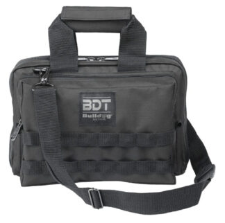 Deluxe 2 Pistol Range Bag W/Strap Black