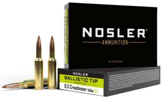NOSLER BTA 6.5mmCreed 140gr BTSP 20/bx