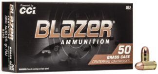 Blazer Brass 380ACP 95GR FMJ 50RD
