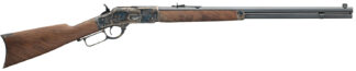 Winchester Guns 534217137 Model 1873 Sporter 38 Special, 357 Mag 14+1 Cap 24" Octagon Barrel Color Case Hardened Rec Satin Oiled Walnut Fixed Straight Grip Stock Right Hand (Full Size)