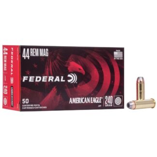 Federal American Eagle Handgun Ammunition 44 Mag 240 gr JHP 1230 fps 50/ct