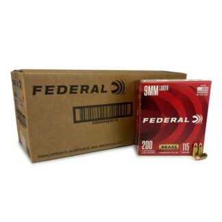 Federal Champion Handgun Ammunition 9mm Luger 115 gr FMJ 1125 fps 1000/ct Case(5-200/ct)